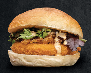 HAMBURGUESA POLLO CRUJIENTE CASERA