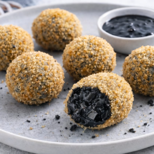 CROQUETA DE SEPIA EN SU TINTA